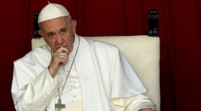 Papa  Francesco: una vergogna l&#039;aumento di spesa per le armi, serve un cambio di rotta