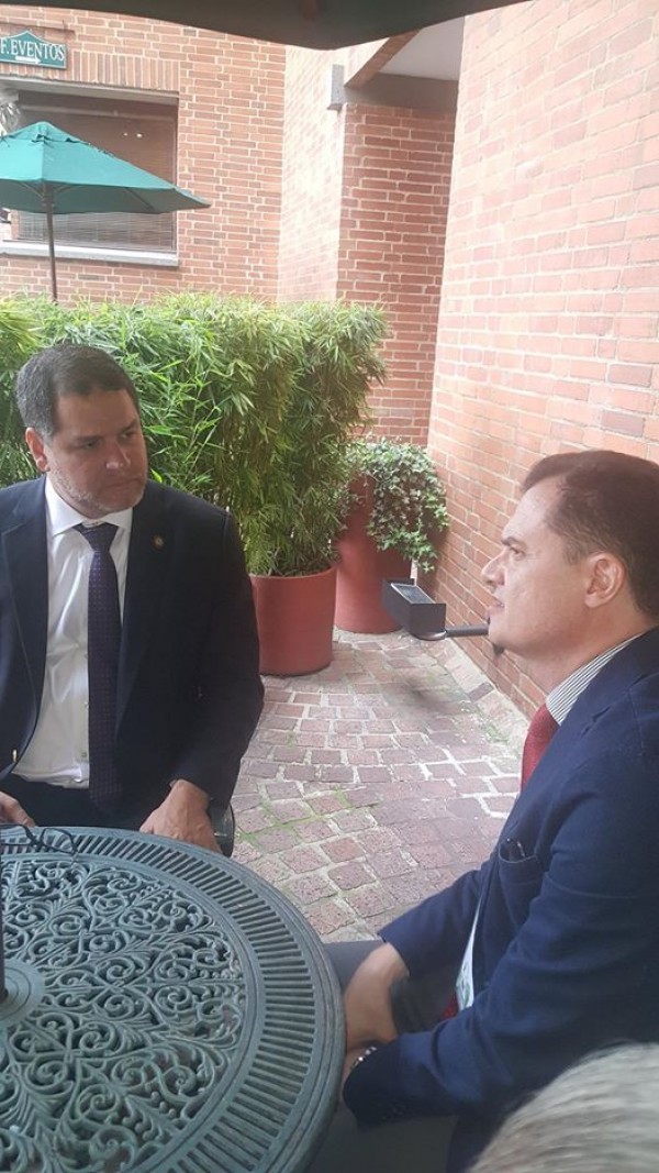 SOS Venezuela - A Bogotà ho incontrato Luis Florido (Presidente Commissione Esteri Venezuela)