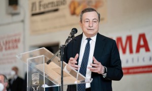 Il Presidente del Consiglio, Mario Draghi