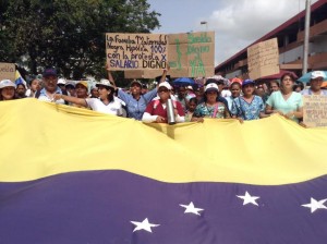 Día 22 de protesta de enfermeras en Guayana recibió respaldo de otros gremios