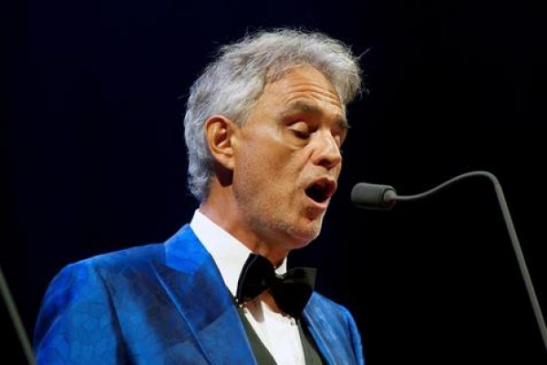 Concierto de Andrea Bocelli sin público Milán