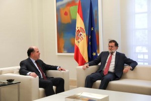 Mariano Rajoy y Julio Borges en el Palacio de la Moncloa en Madrid, España, Septiembre 5, 2017