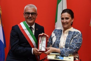 La vice presidente dell’Argentina Marta Gabriela Michetti cittadina onoraria di Macerata