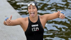 Rachele Bruni argento nella 10 km di nuoto