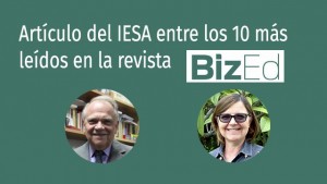 Artículo IESA entre los 10 más leídos para la revista BizEd