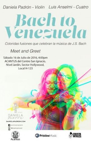 Daniela Padrón, violinista venezolana, debuta con álbum “Bach to Venezuela” para honrar sus raíces