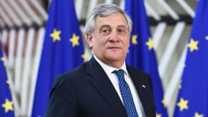 El presidente del Parlamento Europeo, Antonio Tajani (PPE)