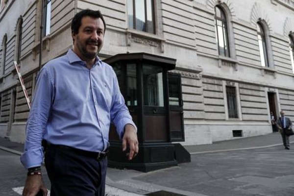 El líder de la Liga, Matteo Salvini
