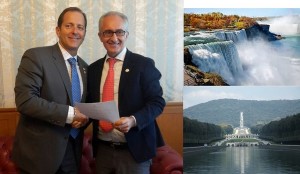Caserta – Marino incontra sindaco di Niagara Falls, parte l&#039;iter per un gemellaggio tra le due città
