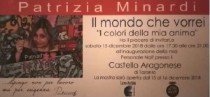 “Il mondo che vorrei – i colori della mia anima” mostra-evento a Taranto organizzato da Snals Confasl Puglia