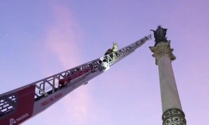  Vigili del Fuoco a piazza di Spagna