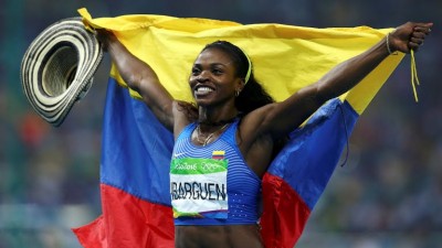 Caterine Ibargüen el primer oro colombiano de la historia y se consolidó como la reina del Salto Triple
