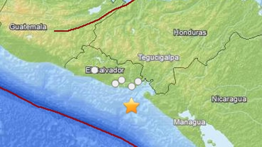 Terremoto di magnitudo 7,2 in El Salvador: allarme tsunami