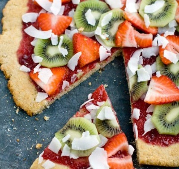 Pizza de frutas