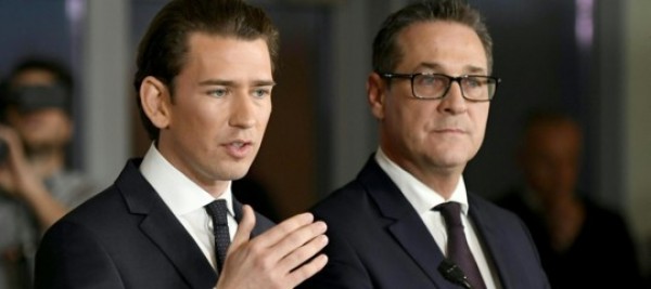 Sebastian Kurz e Heinz Christian Strache 