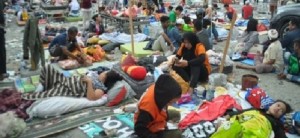 Sale ancora il numero delle vittime dello tsunami nell&#039;isola di Sulawesi in Indonesia