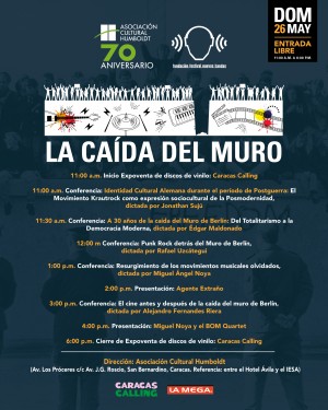 Fundación Nuevas Bandas y Asociación Cultural Humboldt presentan: La Caída del Muro