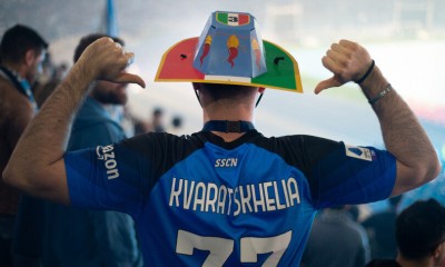 Un tifoso del Napoli