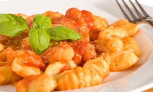 Ñoquis de calabaza en salsa gorgonzola