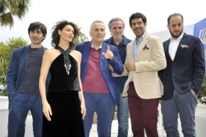 Bellocchio con il cast de &#039;Il traditore&#039;
