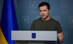 Il presidente dell&#039;Ucraina Zelensky