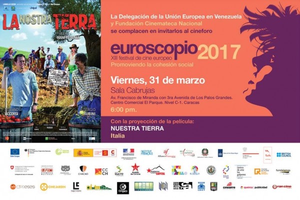 Instituto Italiano de Cultura/Cine foro: La Nostra Terra/ Sala Cabrujas, 31 de Marzo, 6:00 PM