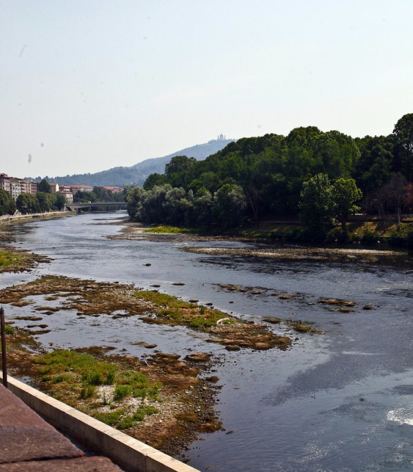  Il Po in secca a Torino