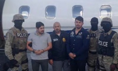 Franqui Francisco Flores de Freitas and Efrain Antonio Campo Flores after their arrest in Haiti in 2015