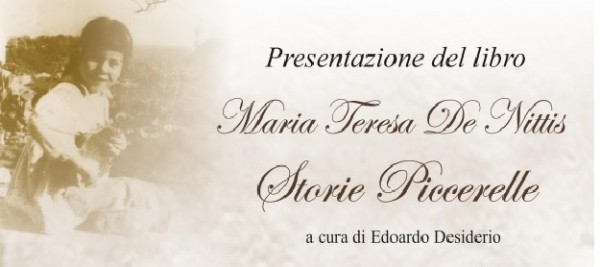 A Terni la presentazione del libro “Storie piccerelle” di Maria Teresa De Nittis