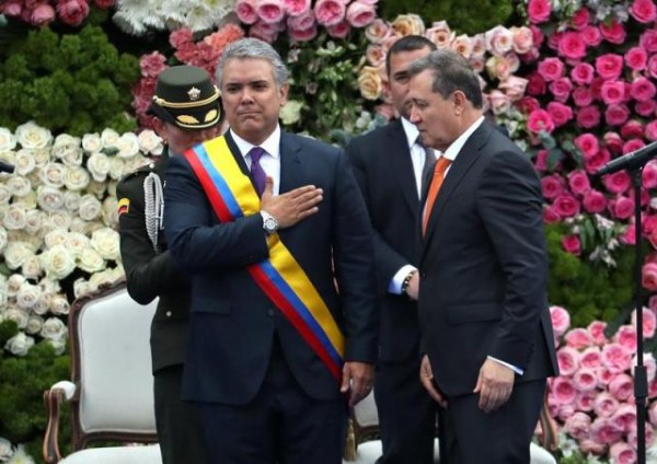 Iván Duque jura como nuevo presidente de Colombia