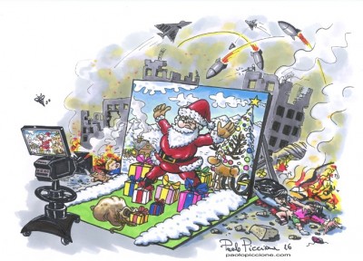 Buon Natale… Le vignette di Paolo Piccione