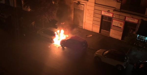 Roma, Mosap &#039;&#039;auto a fuoco davanti alloggi polizia&#039;&#039;