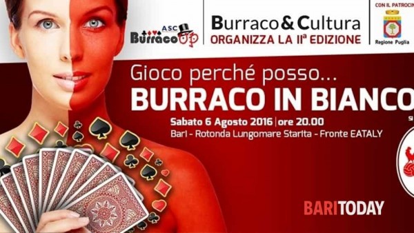 Bari - Sabato sulla rotonda del lungomare Starita la seconda edizione di &quot;Burraco in biancorosso&quot;