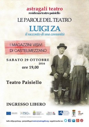 Lecce - Le parole del teatro, &quot;I magazzini visivi di Castelmezzano&quot; con Gigi Za e Teresa Grippo