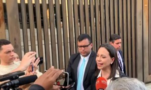 María Corina Machado, leader e candidata alla presidenza dell&#039;opposizione venezuelana