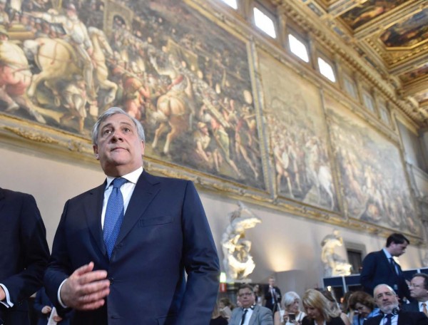 El presidente del Parlamento Europeo, Antonio Tajani 