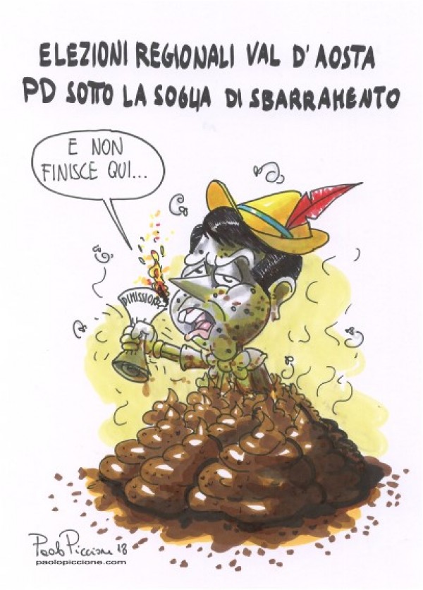 Elezioni regionali in Val d’Aosta…viste dal nostro vignettista Paolo Piccione