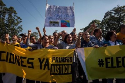 Una nueva marcha opositora en las calles de Caracas impulsada por diputados de Unidad Democrática