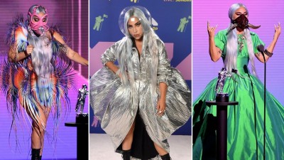 Lady Gaga y sus máscaras triunfan en los MTV Video Music Awards