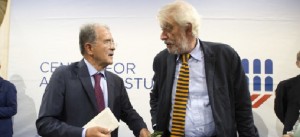 In questa foto Bordin con Romano Prodi 