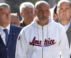 Sergio Pirozzi, sindaco di Amatrice