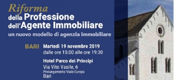 FiAiP a Bari: l’agente immobiliare e l’attività di rilievo sociale con Emiliano e Capone