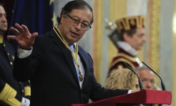 El presidente de Colombia, Gustavo Petro