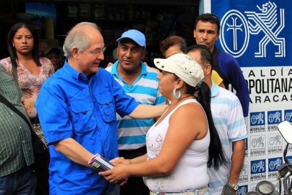 Antonio Ledezma Acalde metropolitano de Caracas preso da un año y medio