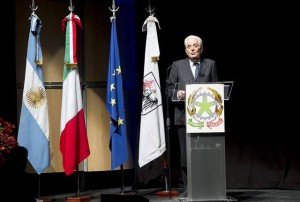 Sergio Mattarella Presidente della Repubblica Italiana a Buenos Aires (Argentina)