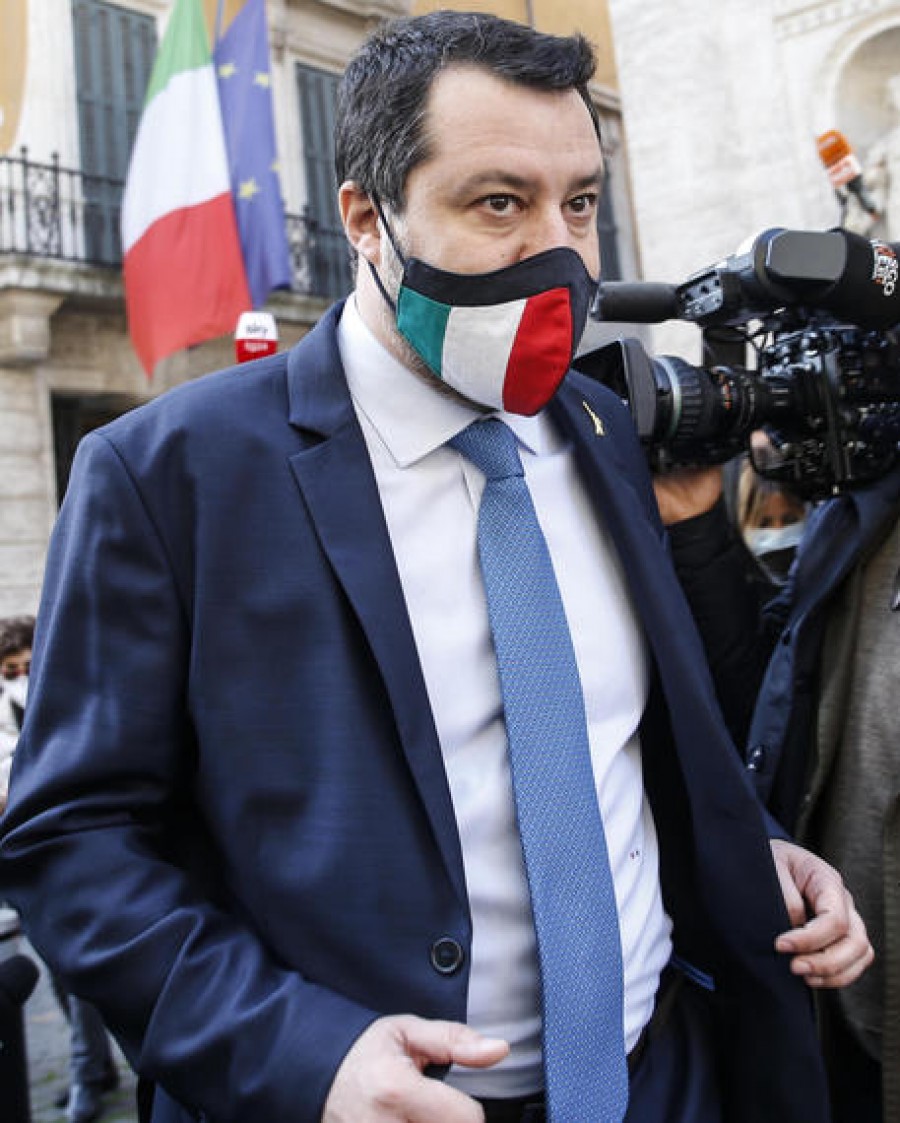 Salvini da Draghi: &#039;Abbiamo parlato di riaperture&#039;