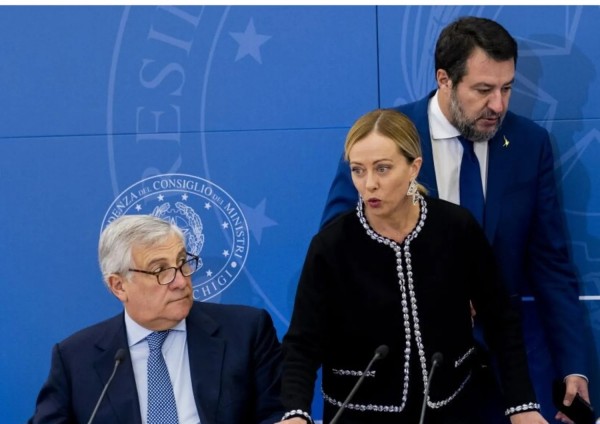 Matteo Salvini - Giorgia Meloni - Antonio Tajani