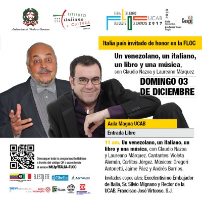 Italia en la FLOC: Panel sobre América Latina y la clausura, con humor y música