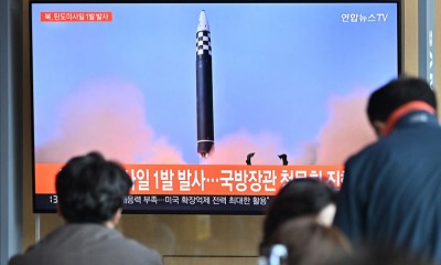 Lancio di un missile della Corea del Nord 