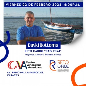 David Bottome ofrecerá charla sobre el proyecto Reto Caribe en el CVA Las Mercedes